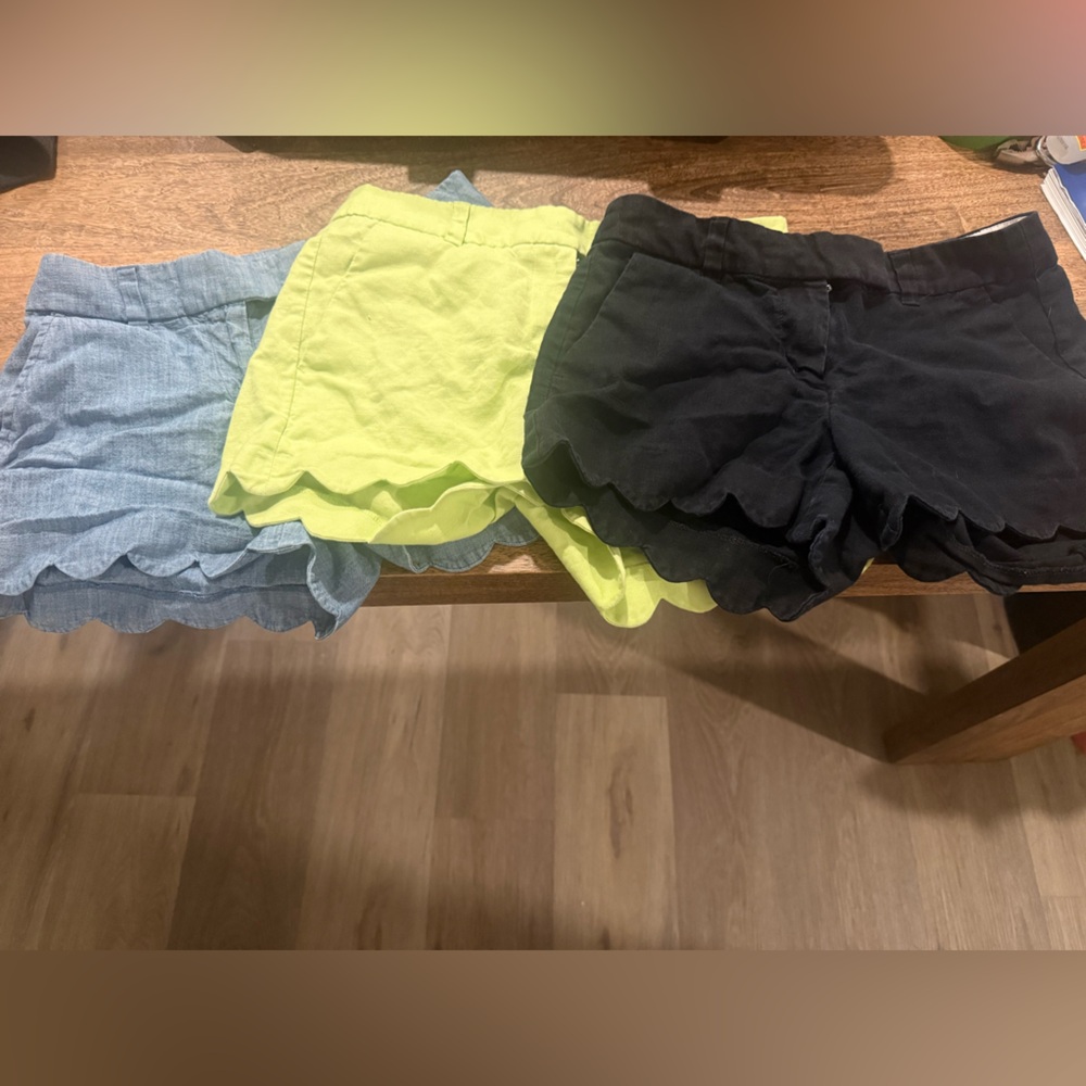 3 pairs of J Crew Shorts